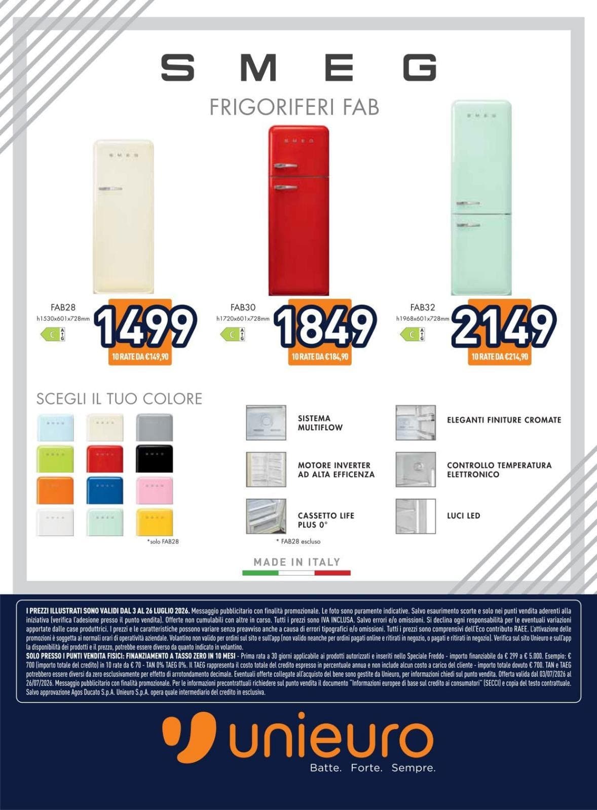 Pagina 17. del volantino Unieuro - Freddo dal 14/07/2026