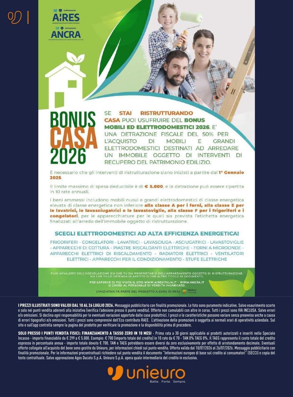 Pagina 20. del volantino Unieuro - Incasso dal 14/07/2026