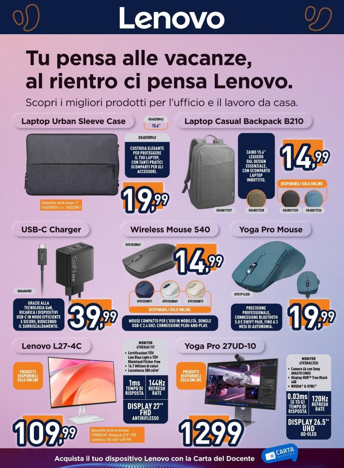 Pagina 8. del volantino Unieuro - Speciale Tutto Per L'Ufficio dal 28/07/2026