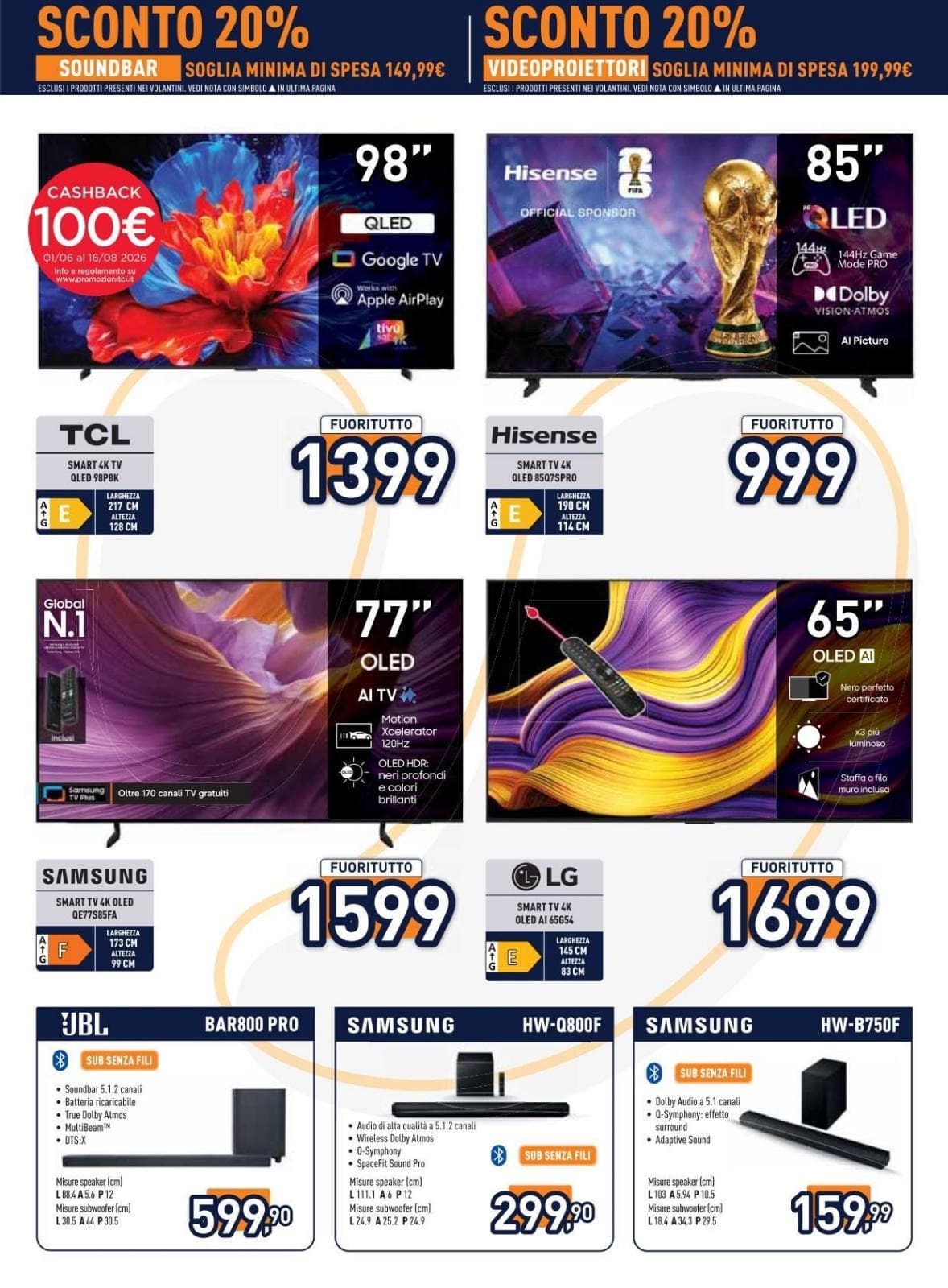 Pagina 2. del volantino Unieuro - Il Vero Fuoritutto dal 23/08/2026