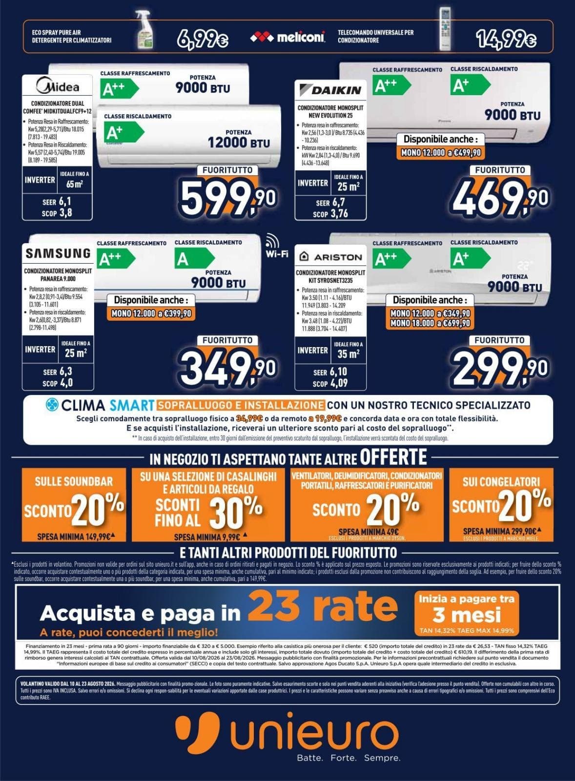 Pagina 26. del volantino Unieuro - Il Vero Fuoritutto dal 23/08/2026