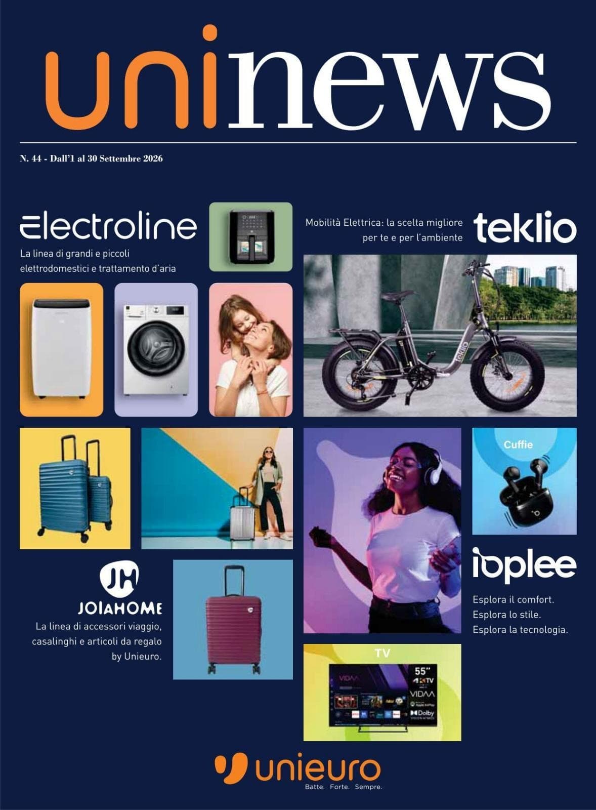 Copertina del volantino Unieuro Electroline