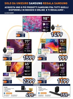 Pagina 8 del volantino Unieuro Samsung