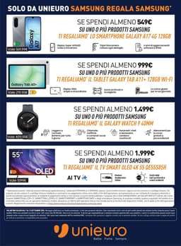 Pagina 12 del volantino Unieuro Samsung