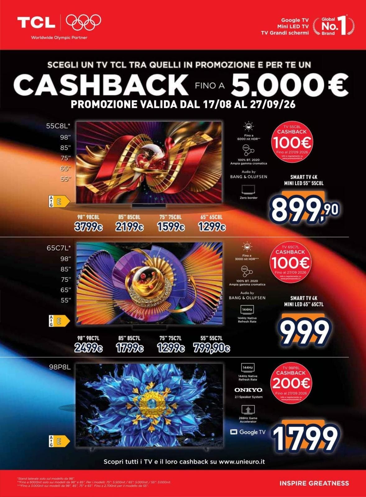 Pagina 6. del volantino Unieuro - Settembre ti sorprende