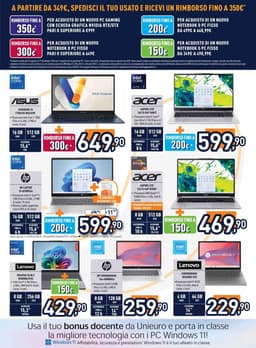 Pagina 10 del volantino Unieuro Settembre ti sorprende