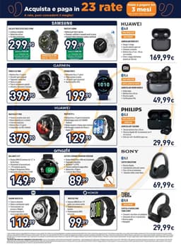 Pagina 23 del volantino Unieuro Settembre ti sorprende