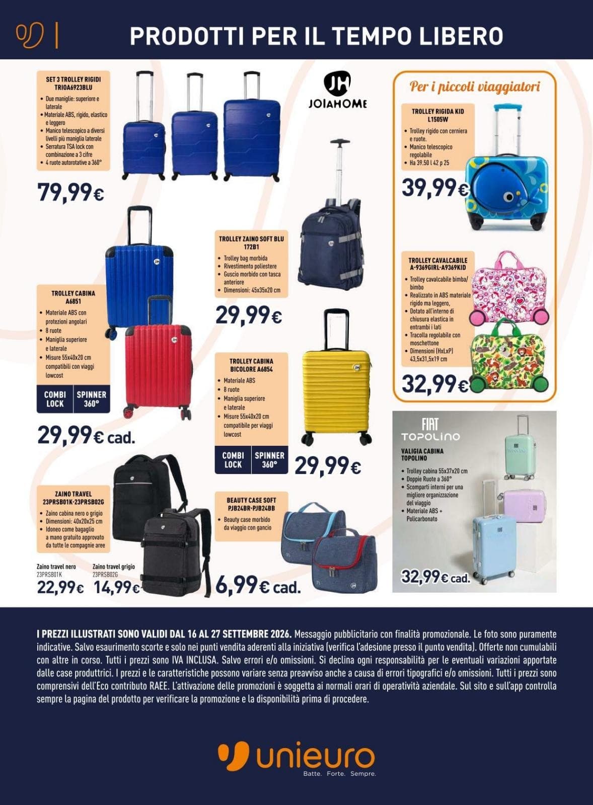 Pagina 23. del volantino Unieuro - Piccoli elettrodomestici