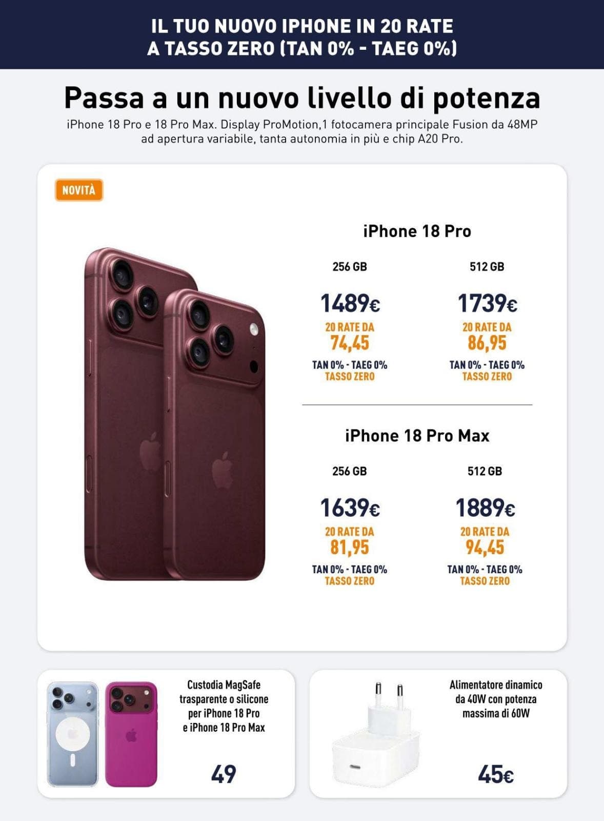 Unieuro katalog Apple Pro, 18/09/2026 – 24/09/2026