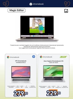 Pagina 4 del volantino Unieuro Chromebook
