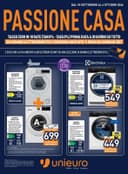 Copertina del volantino Unieuro Passione Casa