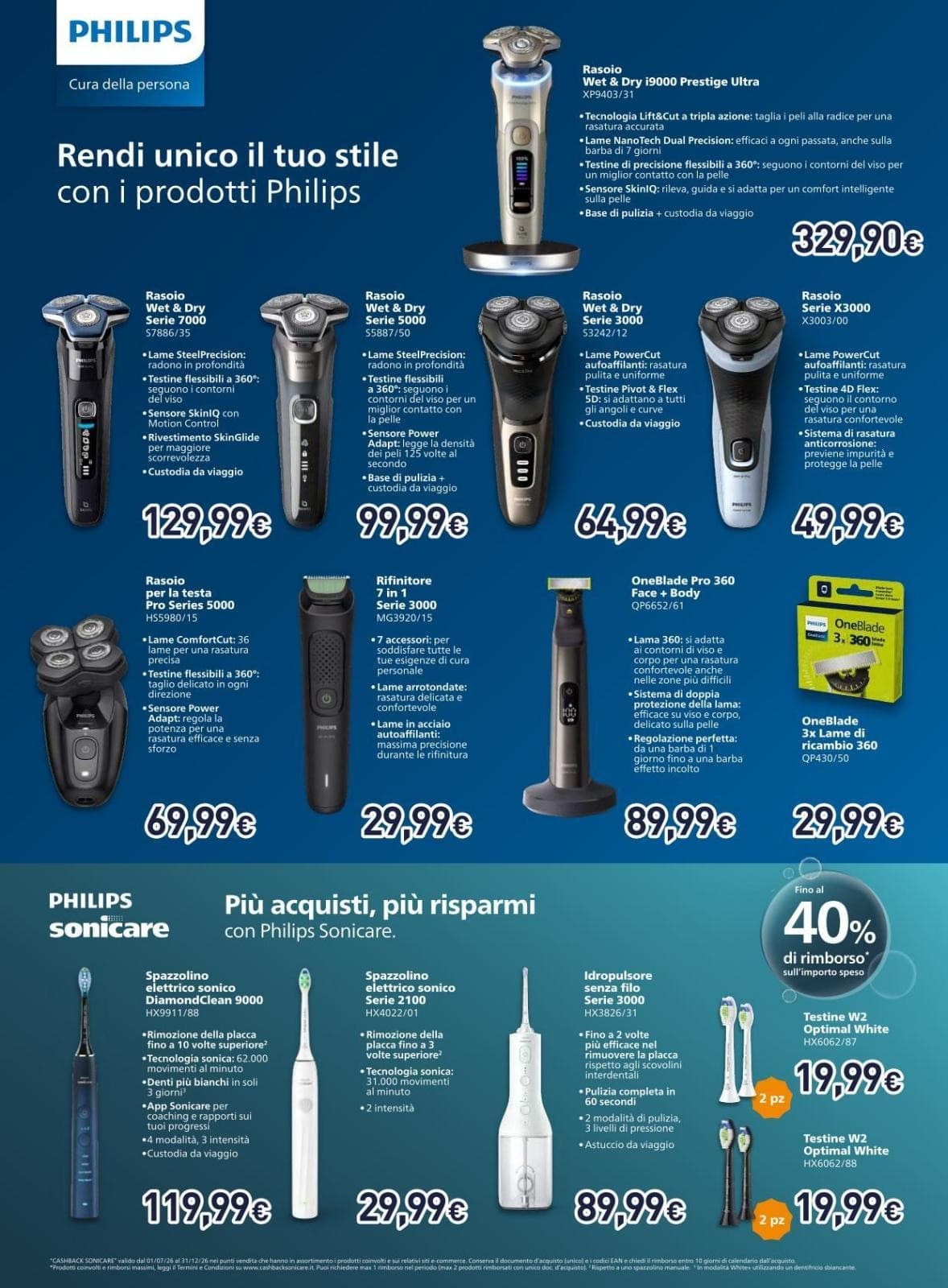 Pagina 26. del volantino Unieuro - Piccoli Elettrodomestici