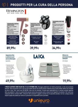 Pagina 33 del volantino Unieuro Piccoli Elettrodomestici