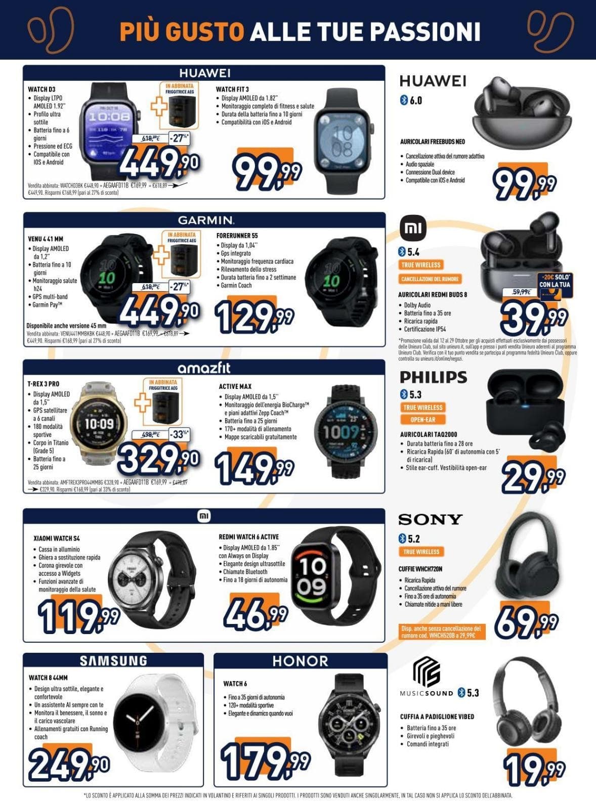 Pagina 11. del volantino Unieuro - Più Gusto Alle Tue Passioni