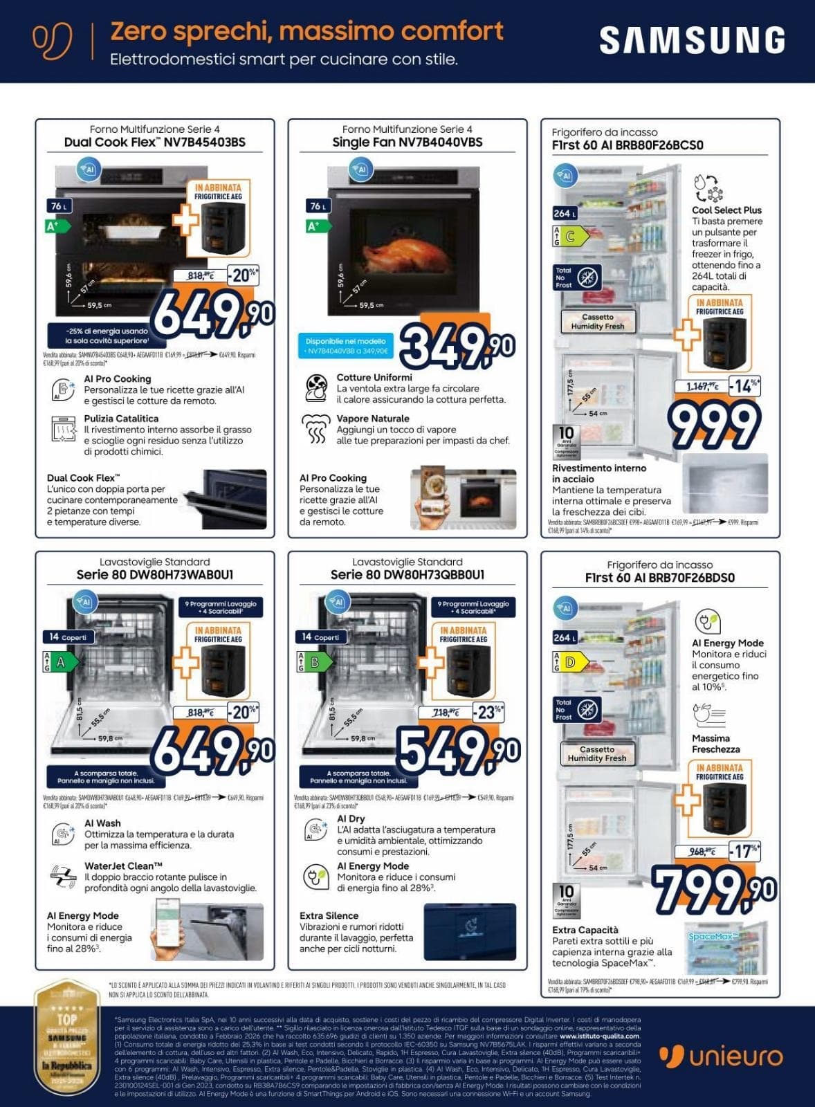 Pagina 34. del volantino Unieuro - Più Gusto Alle Tue Passioni