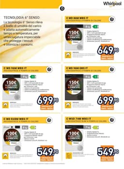 Pagina 6 del volantino Unieuro Asciugatura