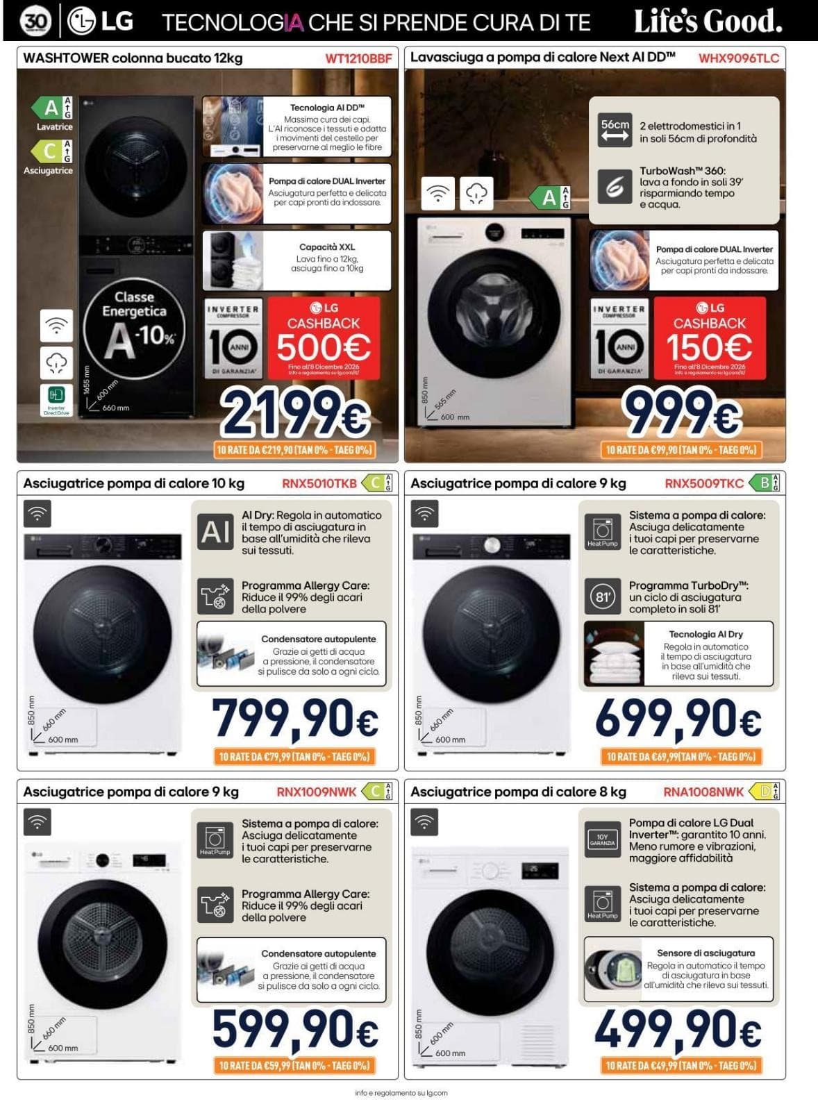 Pagina 13. del volantino Unieuro - Asciugatura