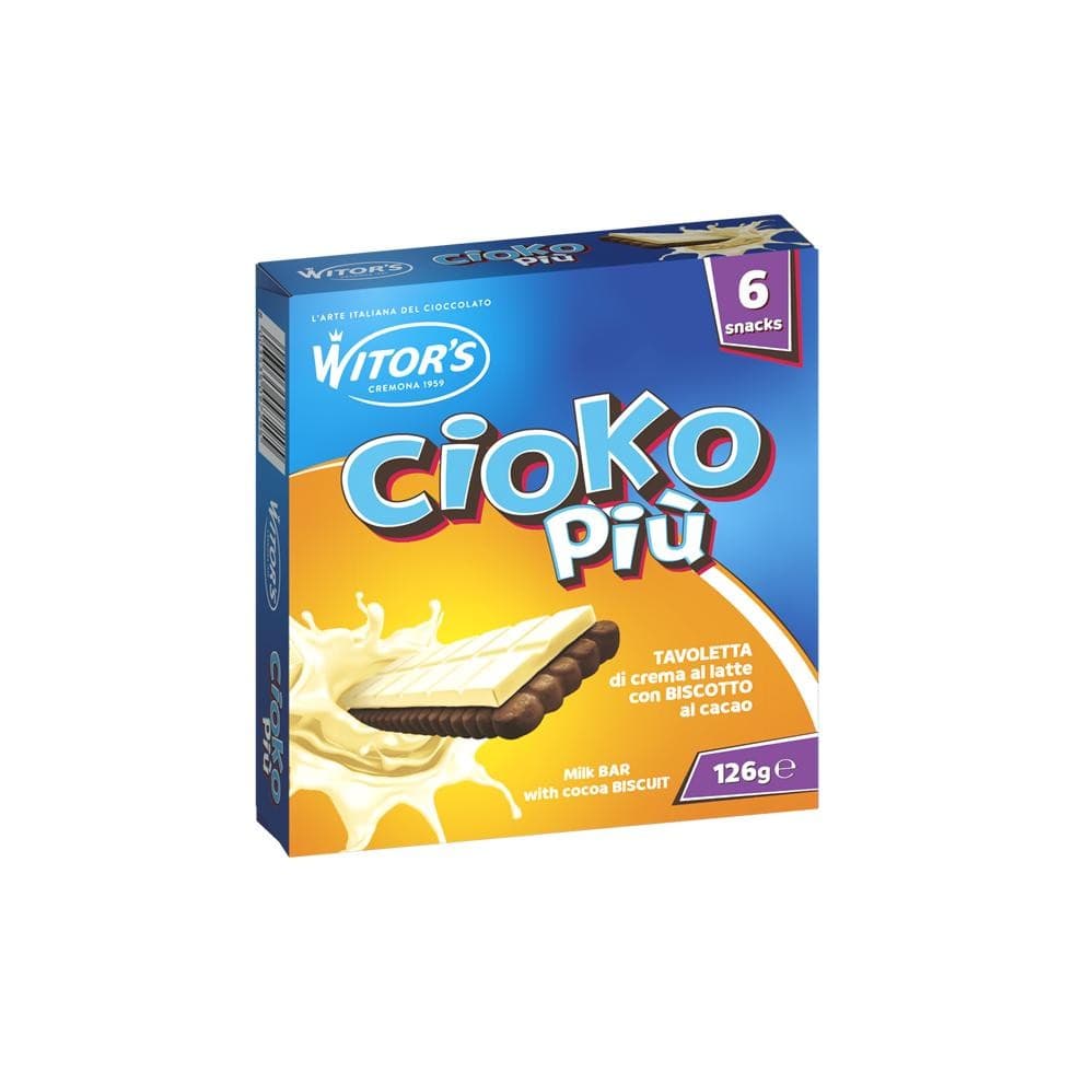 Snack Cioko Più, 126 g Witor's – MD