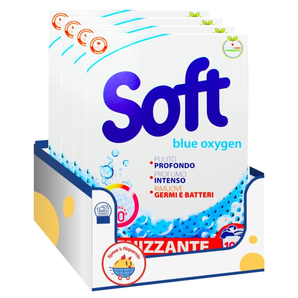 Soft detersivo lavatrice in polvere Blue Oxygen, 5,25 kg – Bennet