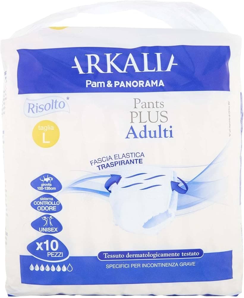 Pannoloni Pants Plus, 10 pezzi Arkalia – Panorama