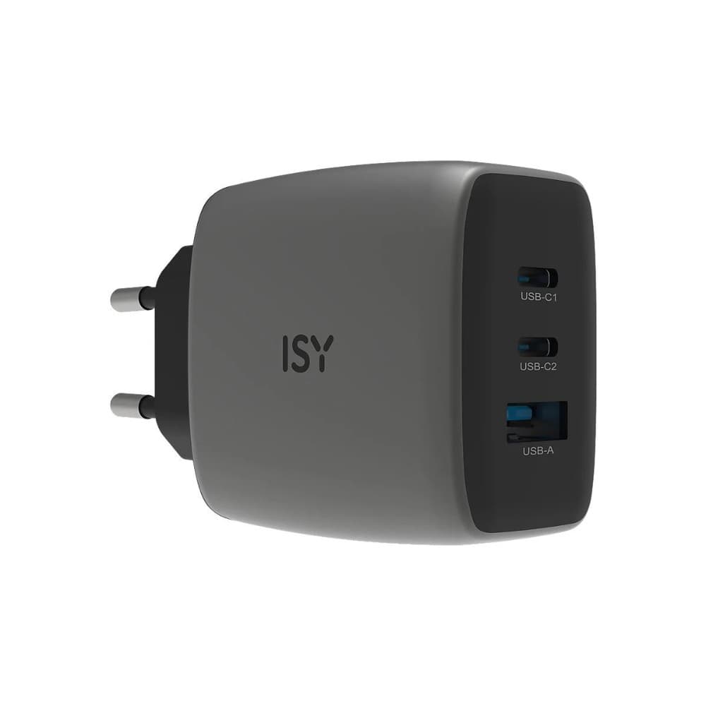 Caricatore 65W GaN IAC-7065 ISY – MediaWorld