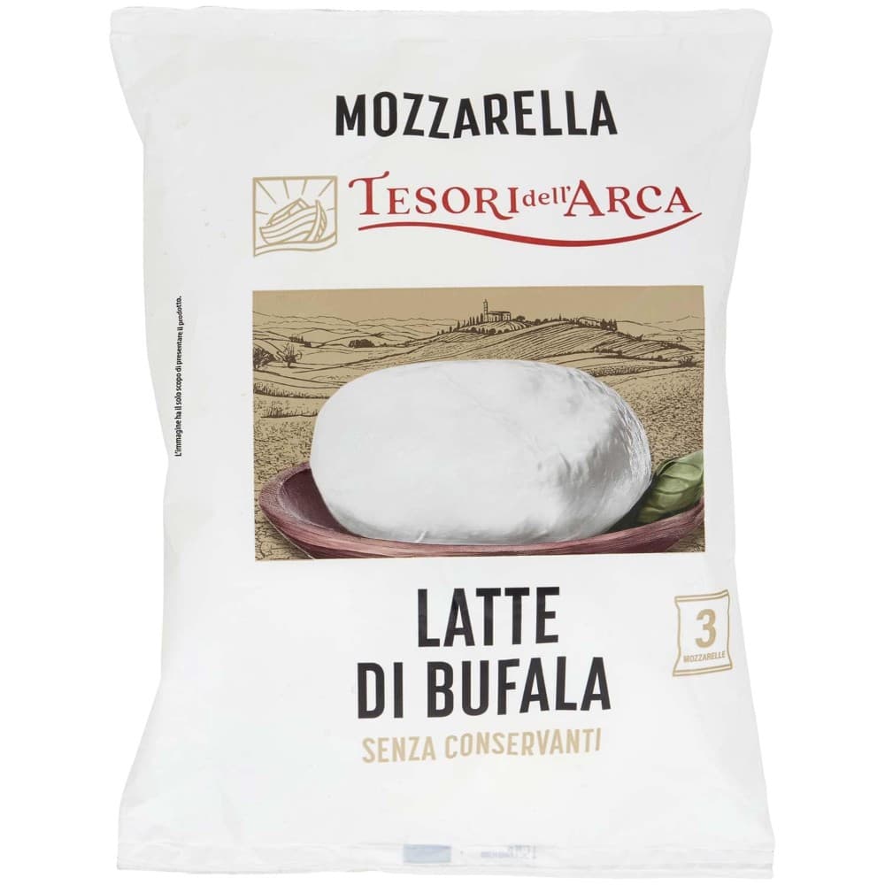 Mozzarella di latte di bufala 100 x 3 g Tesori dell'Arca in offerta da Panorama