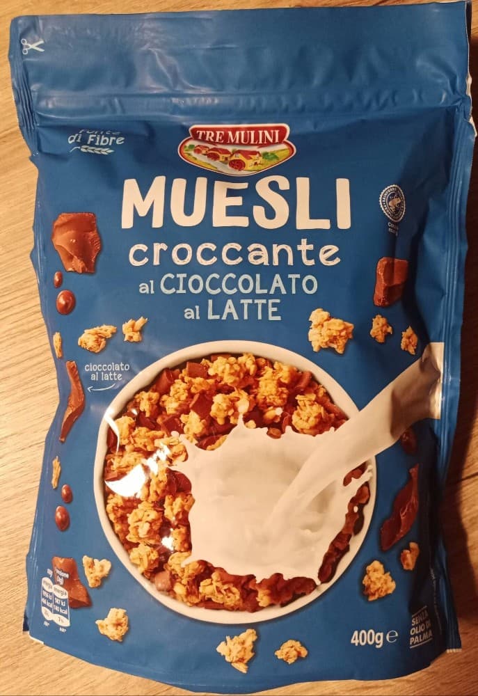 Muesli croccante al cioccolato al latte, 400 g – Eurospin