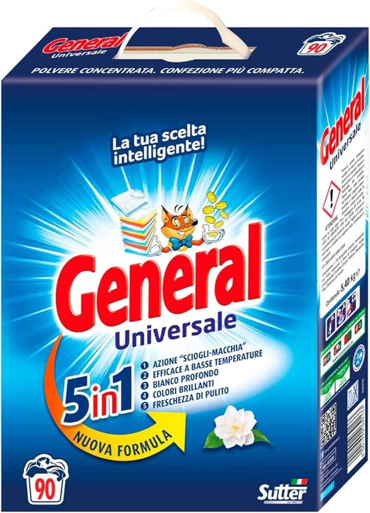 General detersivo universale in polvere per lavatrice, 4680 g – Bennet