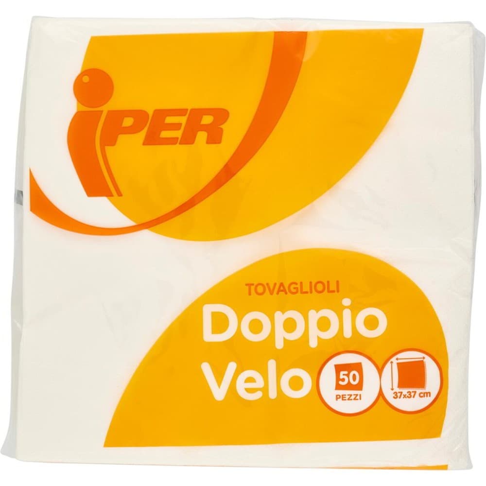 Tovaglioli doppio velo, 50 pezzi Iper – Iper La grande i