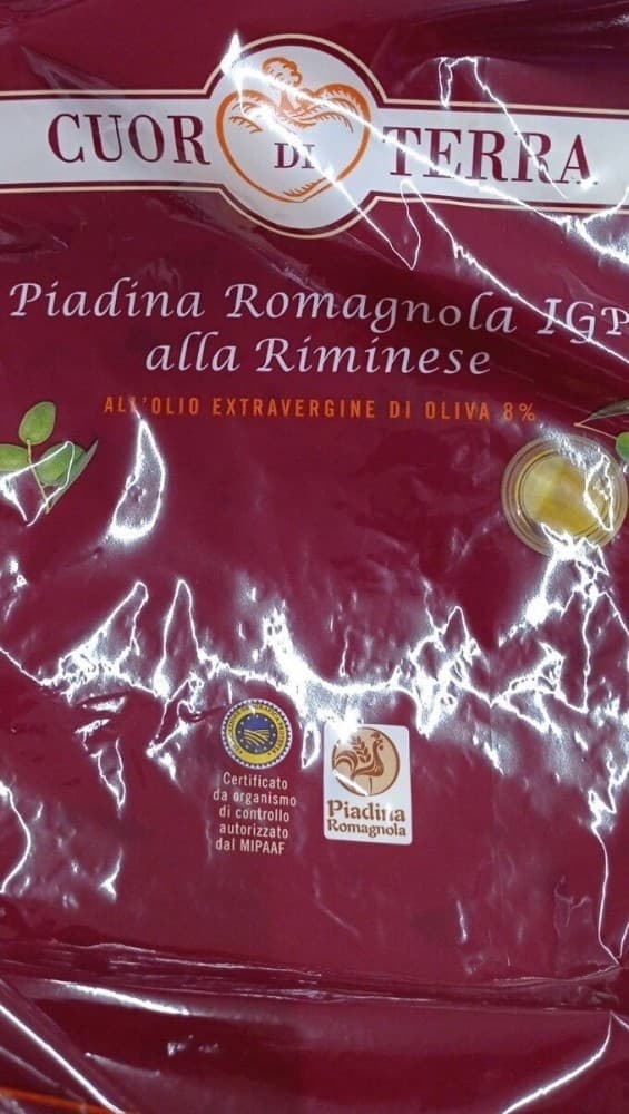 Piadina Romagnola IGP all'olio extra vergine di oliva Le Specialità Cuor di Terra, 360 g – Penny