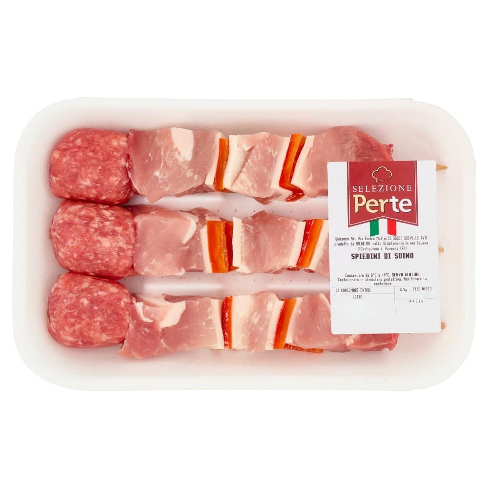 Mini spiedini di suino, 400 g confezione – Lidl