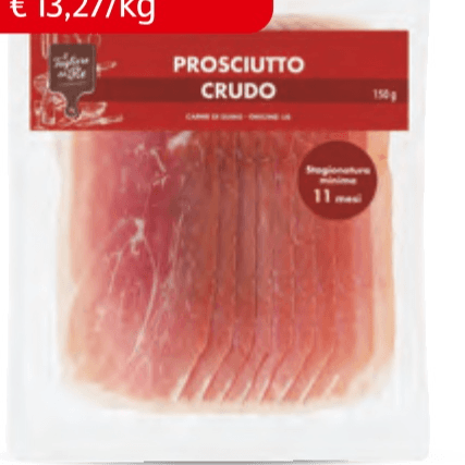 Il Tagliere del Re prosciutto crudo 150 g in offerta da ALDI