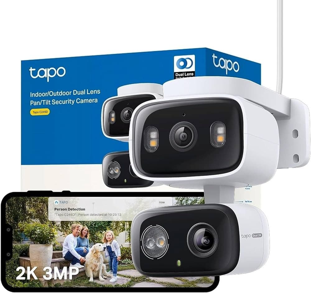 Telecamera Wi-Fi/Eth Outdoor motorizzata Dual Lens 2K FULL-COLOR TAPO – MediaWorld