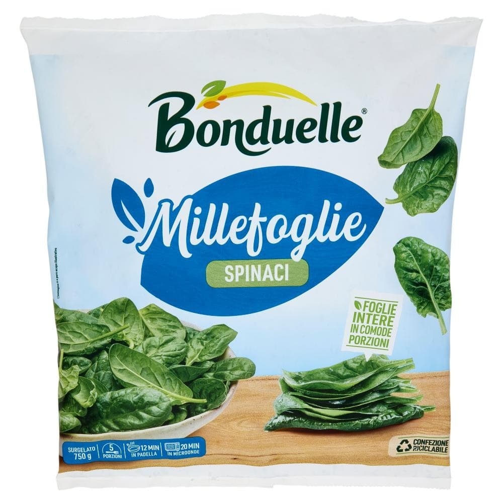 Spinaci Millefoglie Bonduelle, 750 g – Carrefour