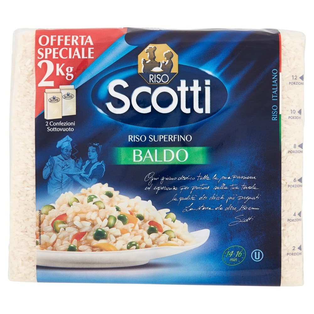 Scotti riso Baldo 2 kg in offerta da ALDI