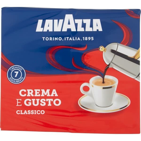 Caffè Macinato Crema e Gusto Classico 250 g Lavazza in offerta da Carrefour