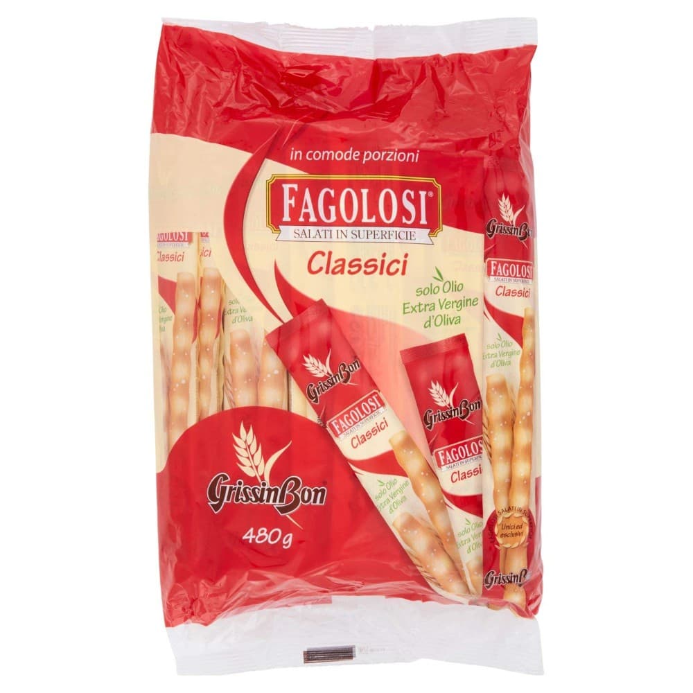 Grissini Fagolosi Classici Grissin Bon, 480 g – Il Gigante