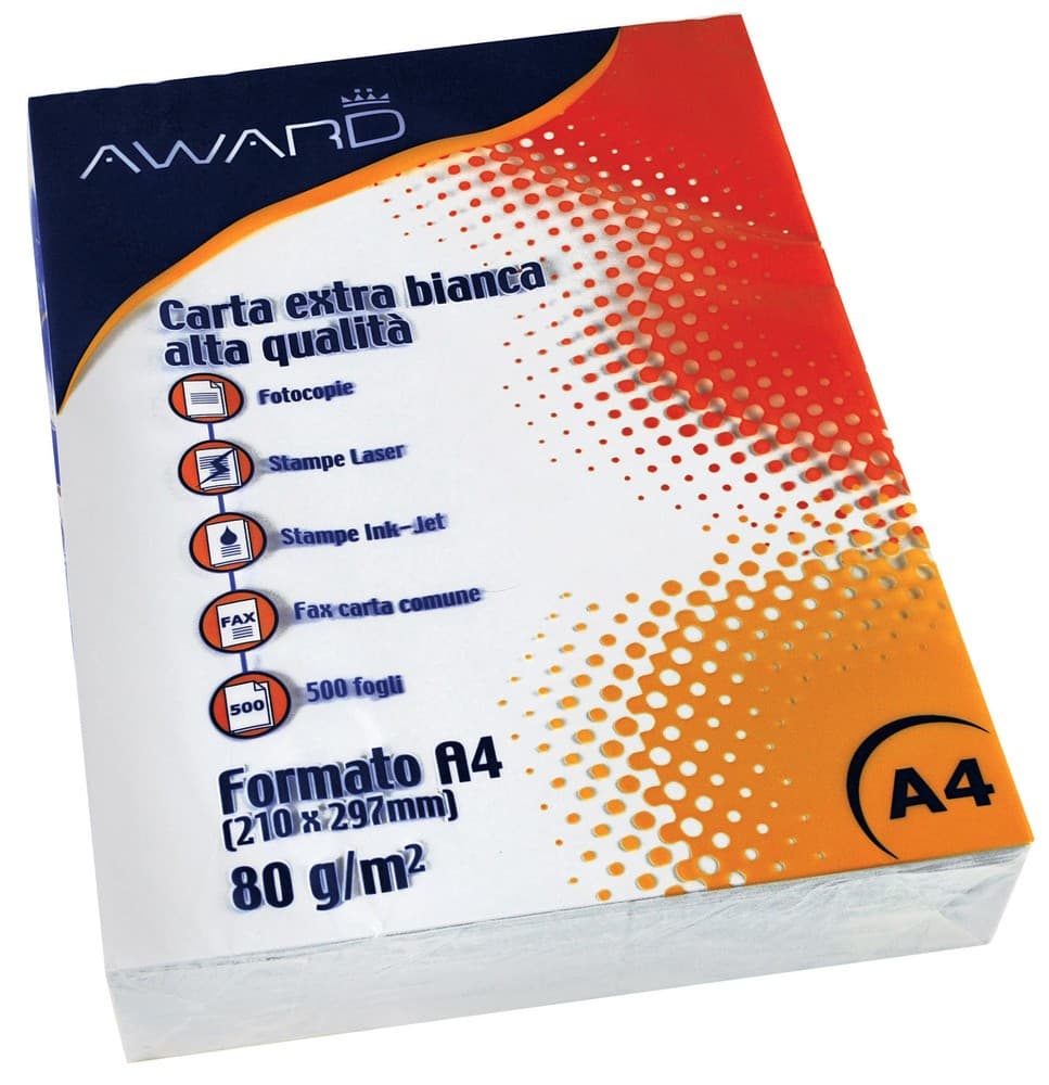 Risma di carta A4 Award, 500 fogli, 80 g/m², formato A4 – Bennet