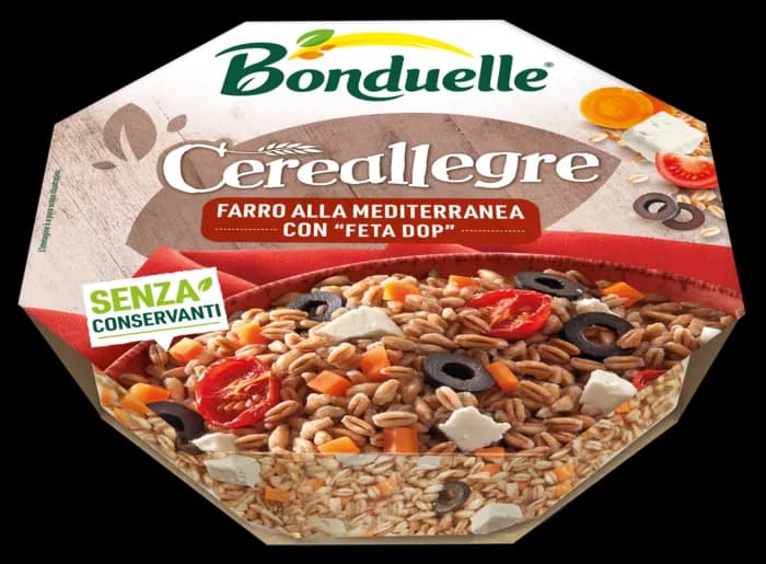 Farro alla mediterranea o insalata di orzo Cerealelegre Bonduelle, 200 g – Il Gigante