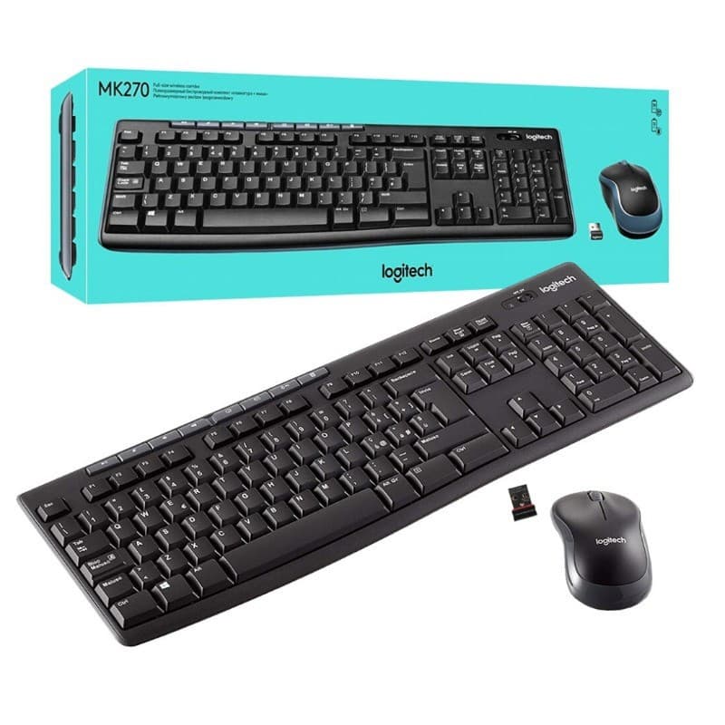 Logitech MK270 Deskset Wifi in offerta da Euronics