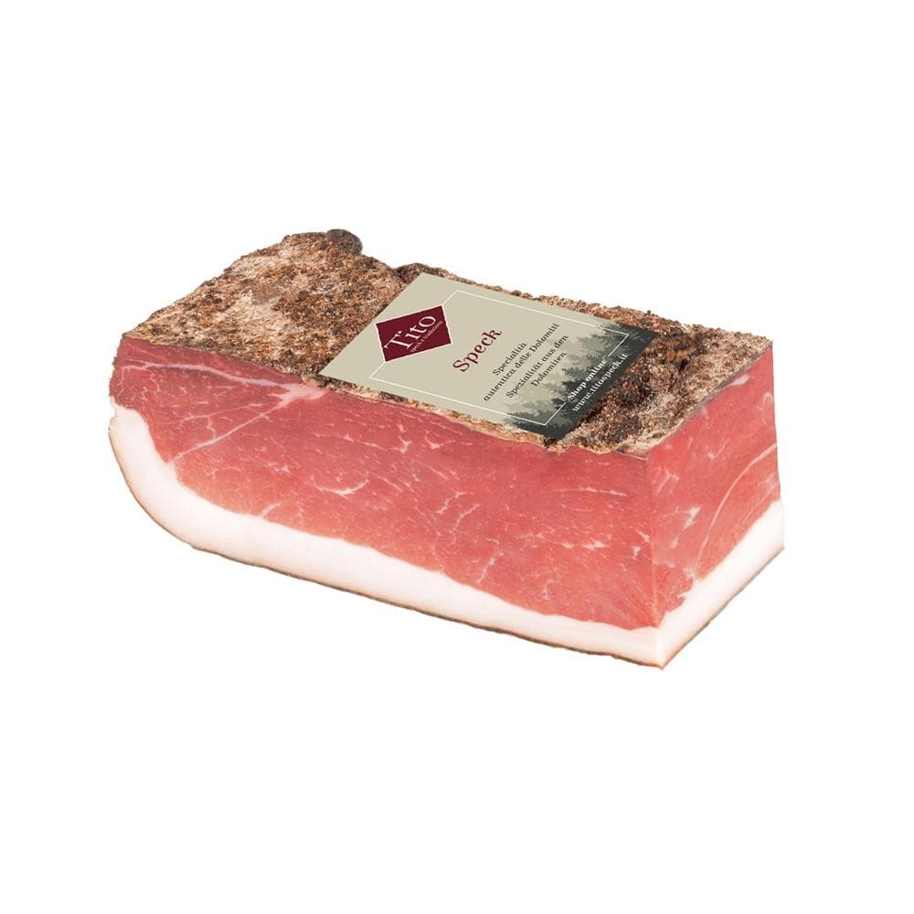 Trancio di speck artigianale Salumeria Artigiana, 500 g circa – Panorama