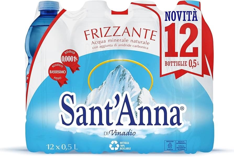 Acqua Sant'Anna, 12 x 50 cl = 6 l – Penny