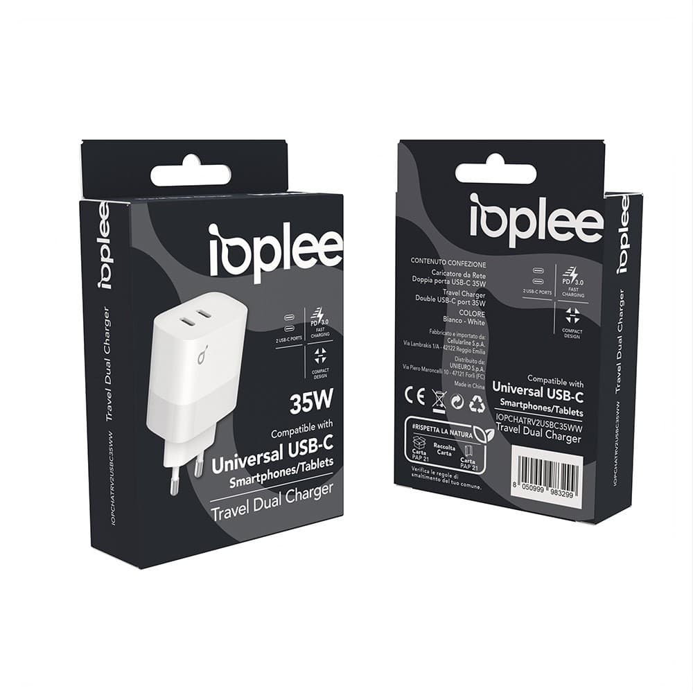 Caricatore da viaggio doppio GaN USB-C – Unieuro