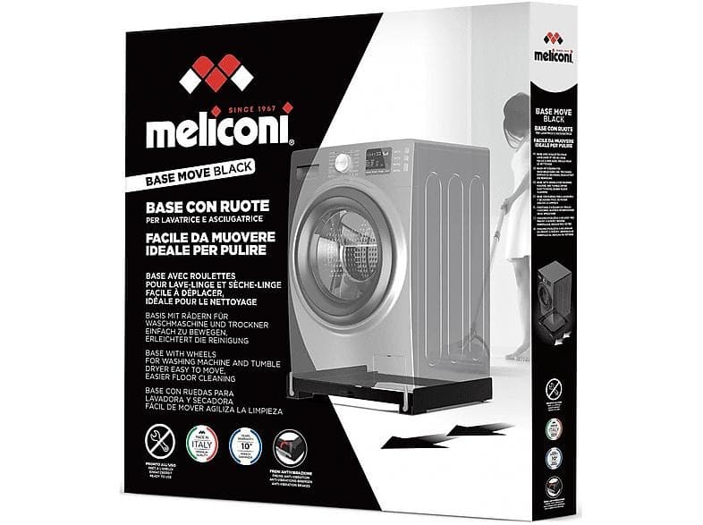 Meliconi kit sovrapposizione universale per lavatrice Base Move Black in offerta da Comet