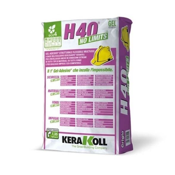 Colla in polvere H40 No Limits 25 kg Kerakoll in offerta da Leroy Merlin