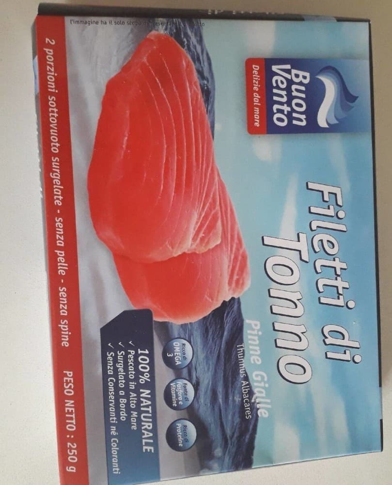Filetti tonno surgelati Buon Vento, g 250 – Bennet