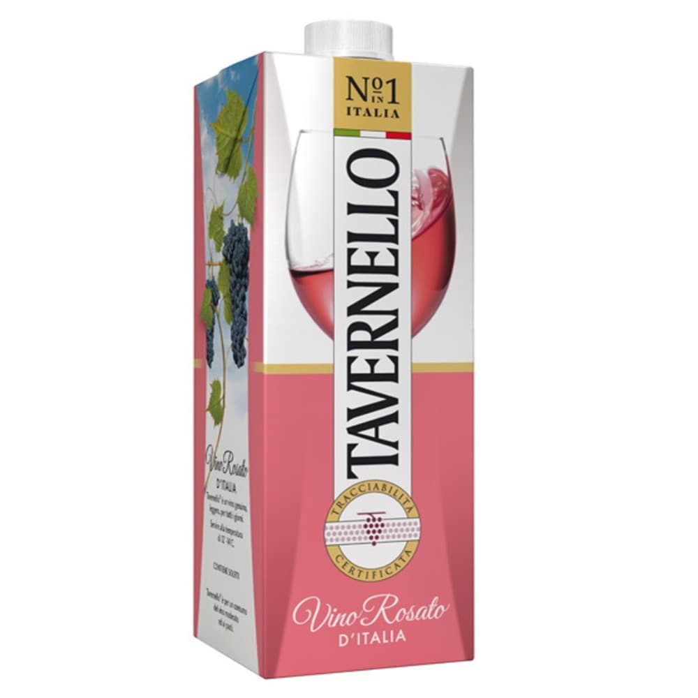 Vino rosato/bianco in brik 1 l in offerta da Eurospin