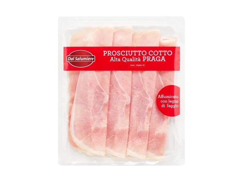 Prosciutto cotto Praga alta qualità, 100 g Dal Salumiere – Lidl