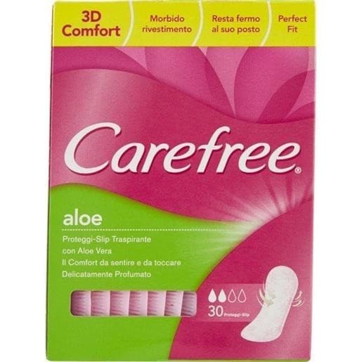 Proteggi slip stesi Carefree Cotton Feel Aloe, 20 pezzi – Panorama