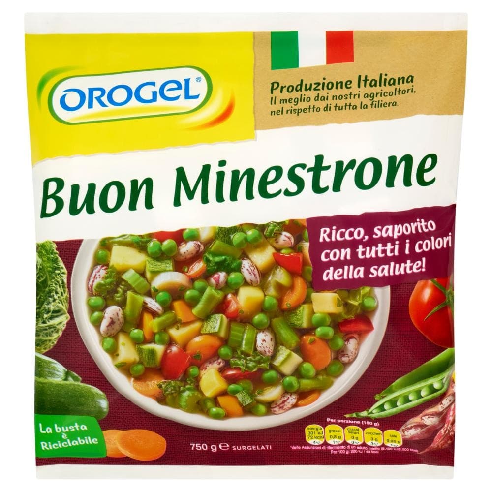 Buon Minestrone surgelato, 750 g – Bennet